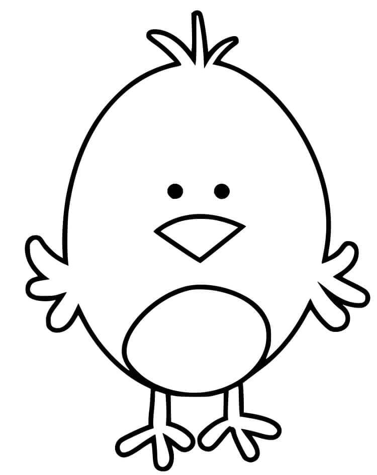 Stampabile Gratuito Uccello da colorare