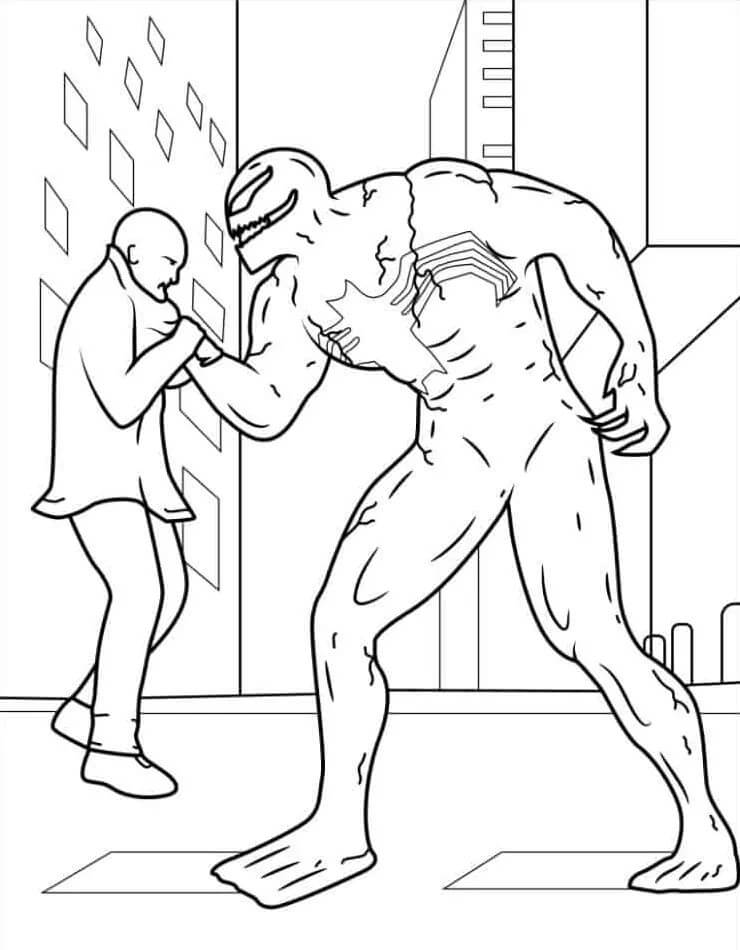 Stampabile Gratuito Venom da colorare