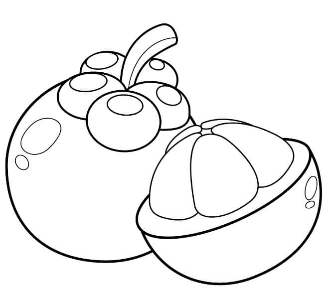 Stampabile Libera Frutta da colorare