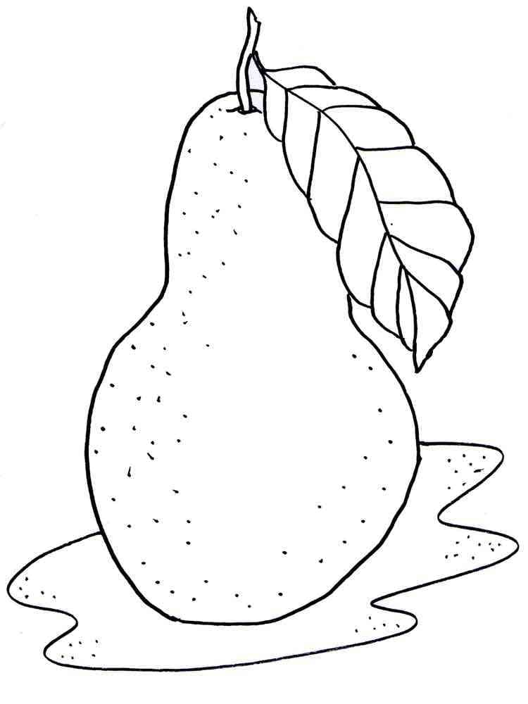 Stampabile Libera Pera da colorare