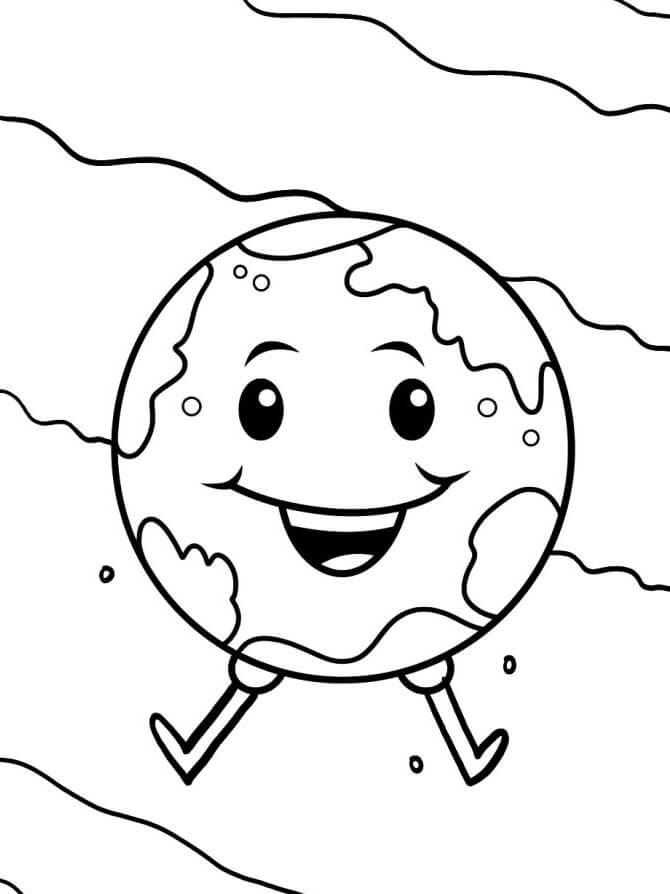 Stampabile Libera Terra da colorare