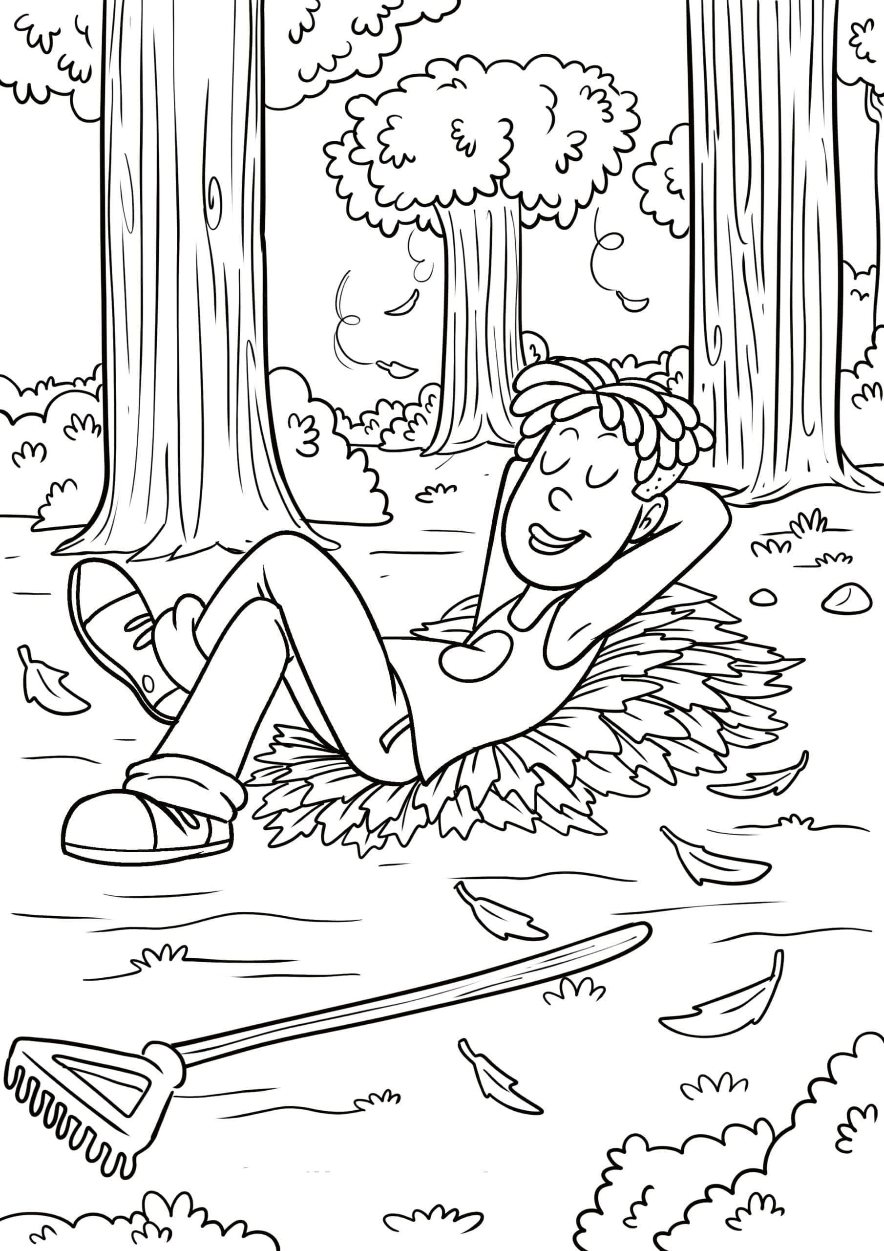 Stampabile Libero Autunno da colorare