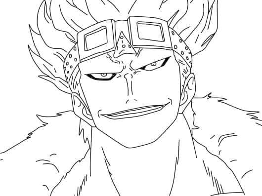 Stampabile Libero One Piece da colorare