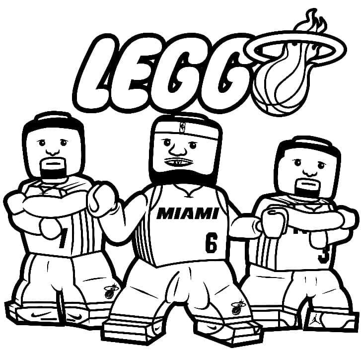 Stampabile gratuito Lego da colorare