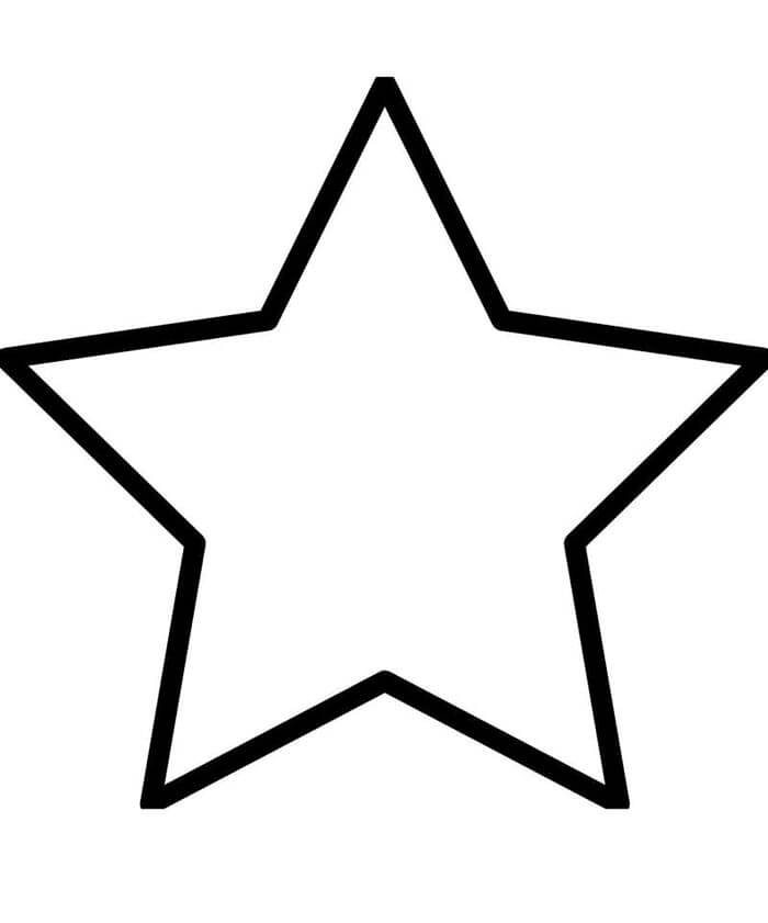 Stella 1 da colorare