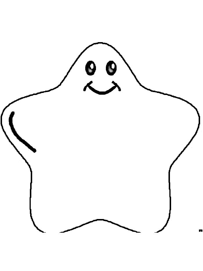 Stella Gratis da colorare