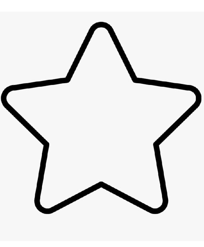 Stella Stampabile da colorare