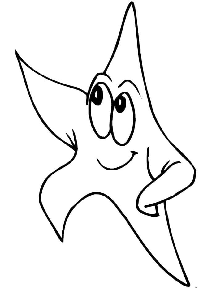 Stella a Costo Zero da colorare