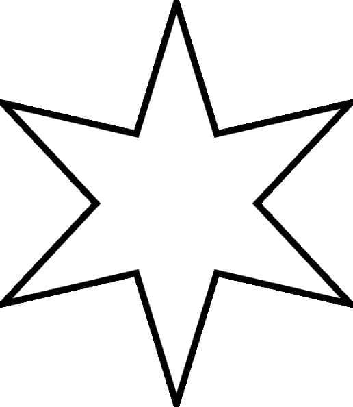 Stella per Bambini di 2 Anni da colorare