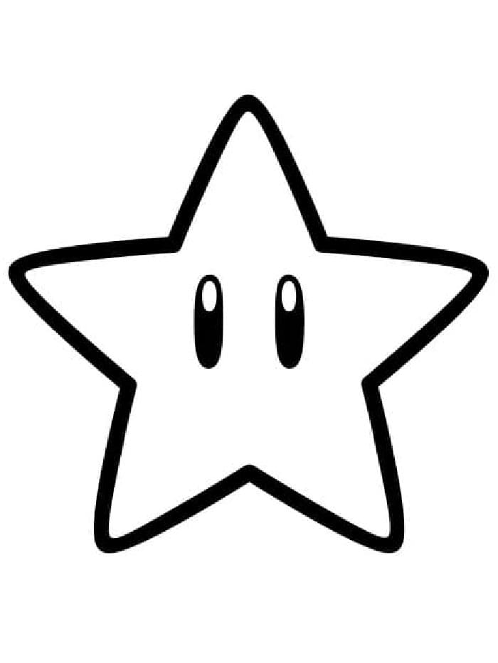 Stella per Bambini da colorare