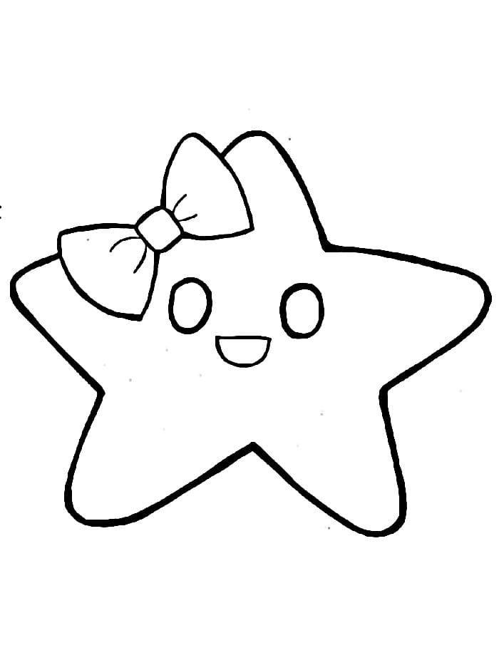 Stella da colorare