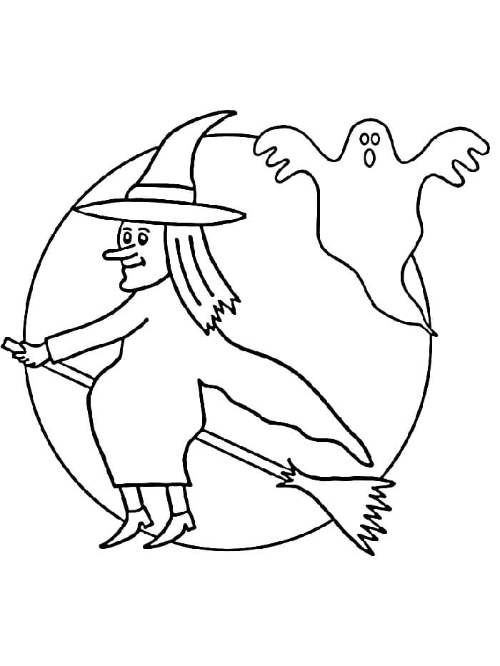 Strega Base da colorare