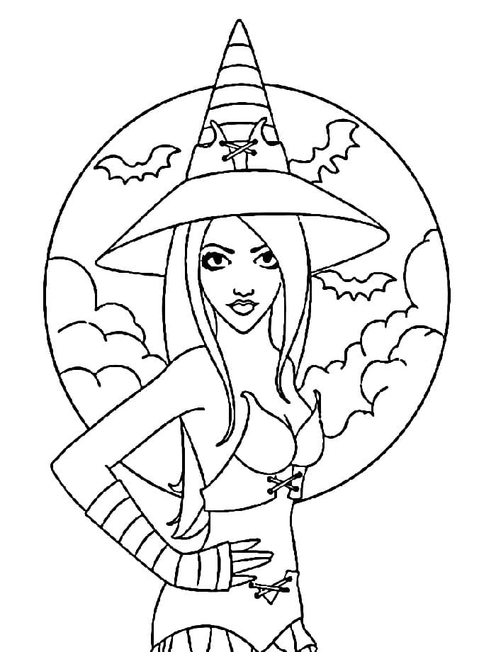 Strega Perfetta da colorare