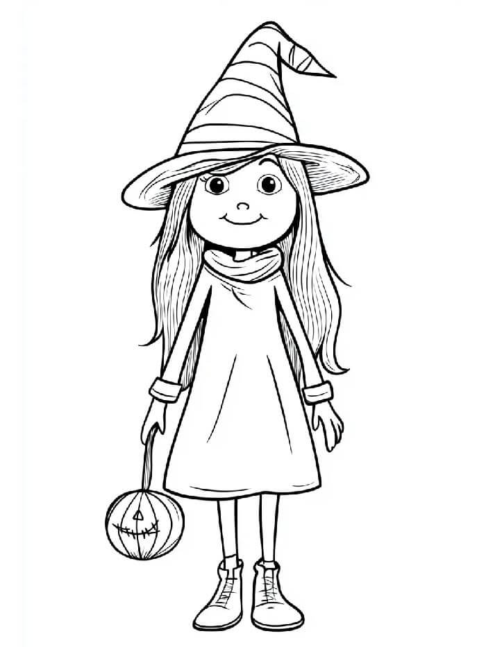 Strega da Stampare da colorare