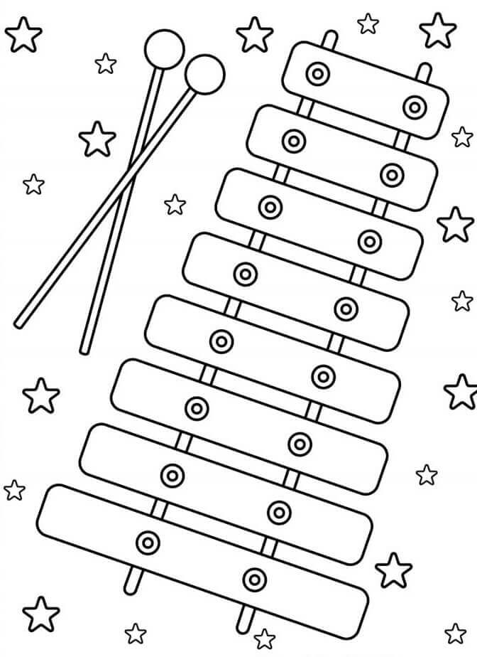 Strumenti Musicali (23) da colorare