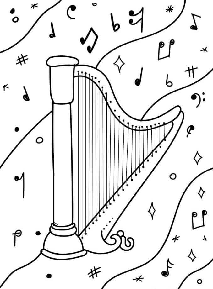 Strumenti Musicali (26) da colorare