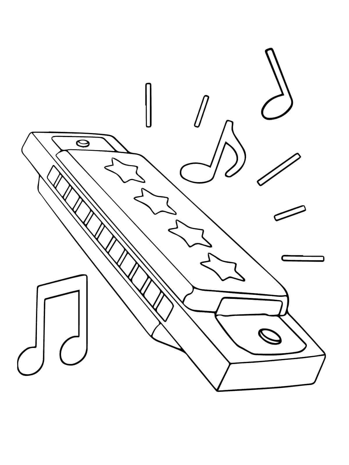 Strumenti Musicali (3) da colorare