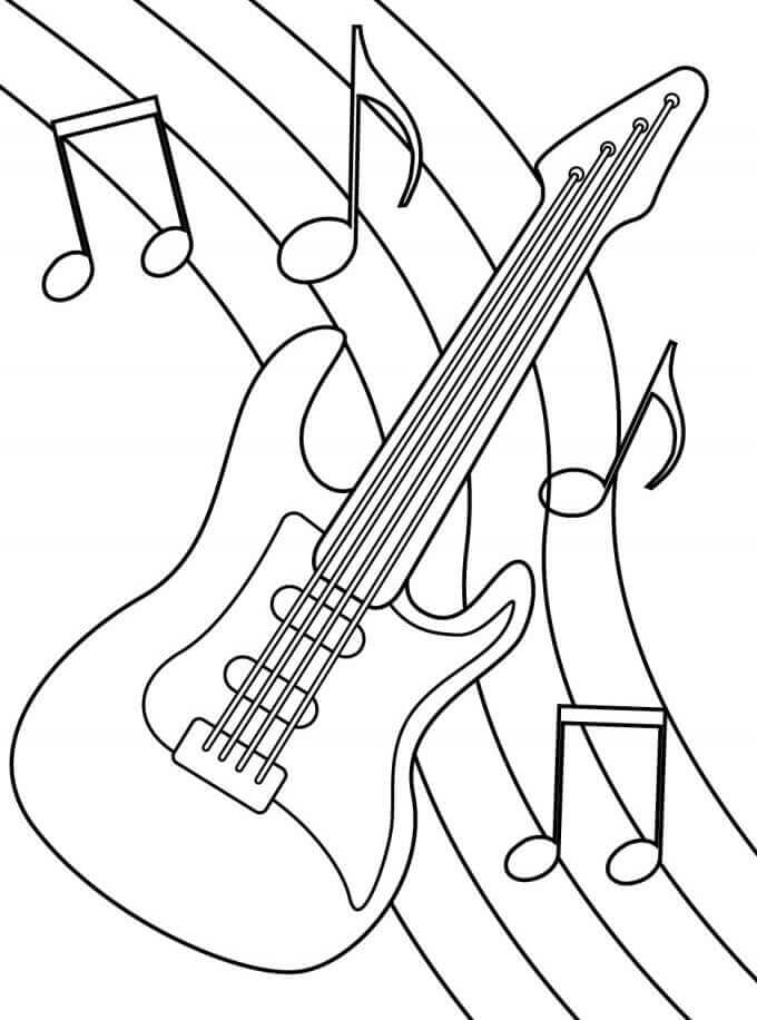 Strumenti Musicali (32) da colorare