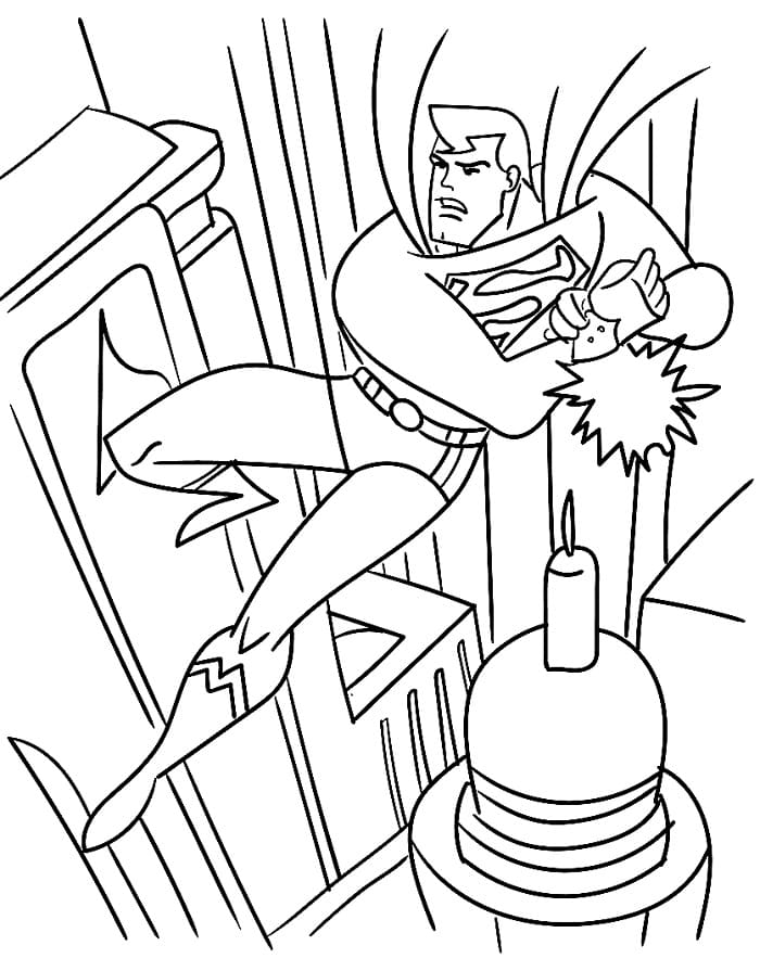 Superman Gratis da colorare