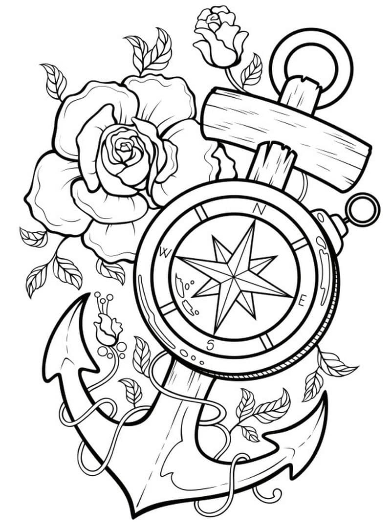 Tatuaggio Gratis da colorare