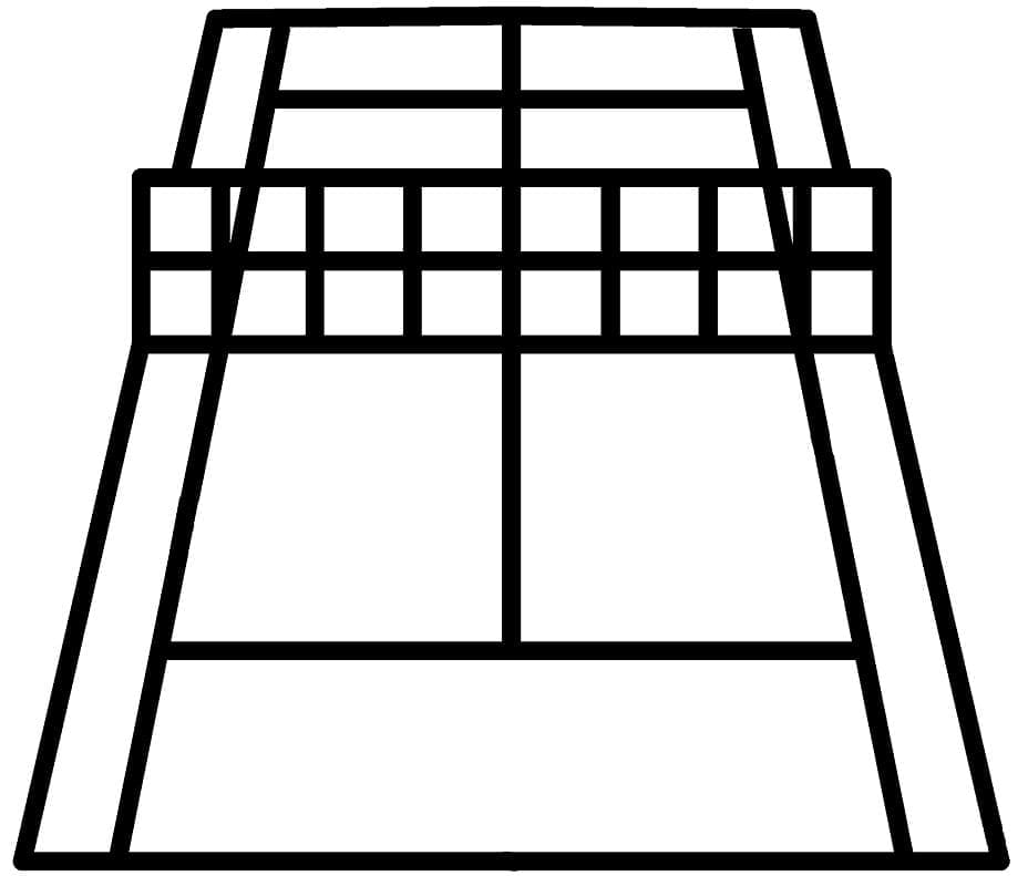 Tennis Stampabile a Costo Zero da colorare