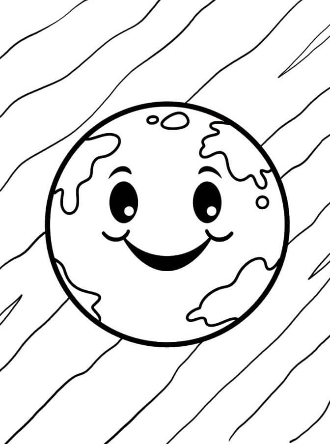 Terra Gratuita da Stampare da colorare