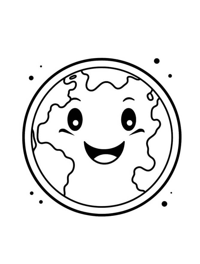 Terra Immagine Libera da colorare