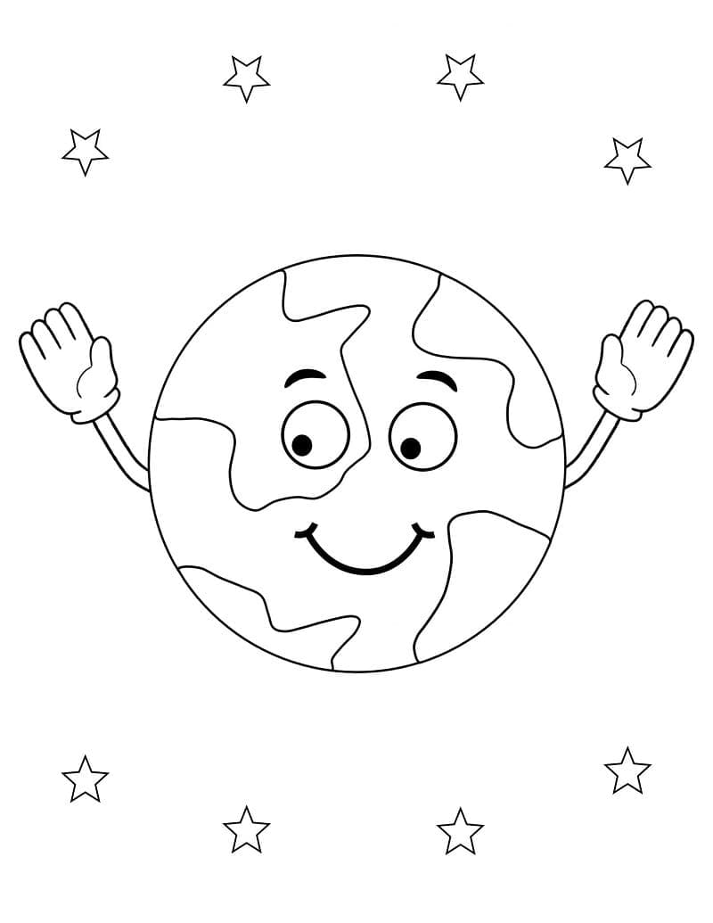 Terra Meravigliosa da colorare