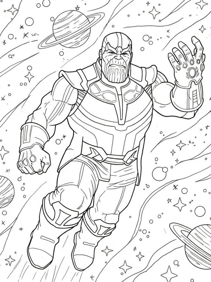 Thanos da colorare