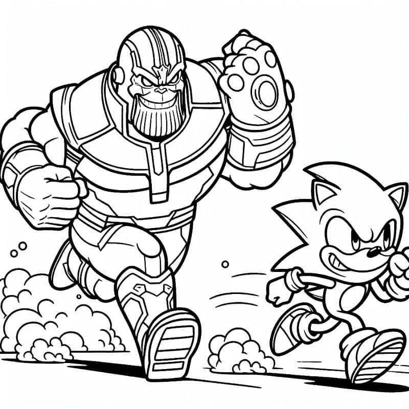 Thanos Stampabile da colorare