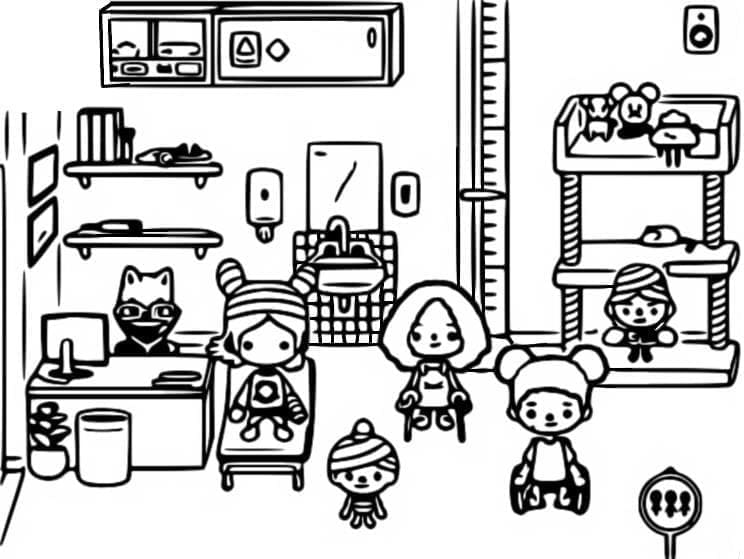 Toca Boca (5) da colorare