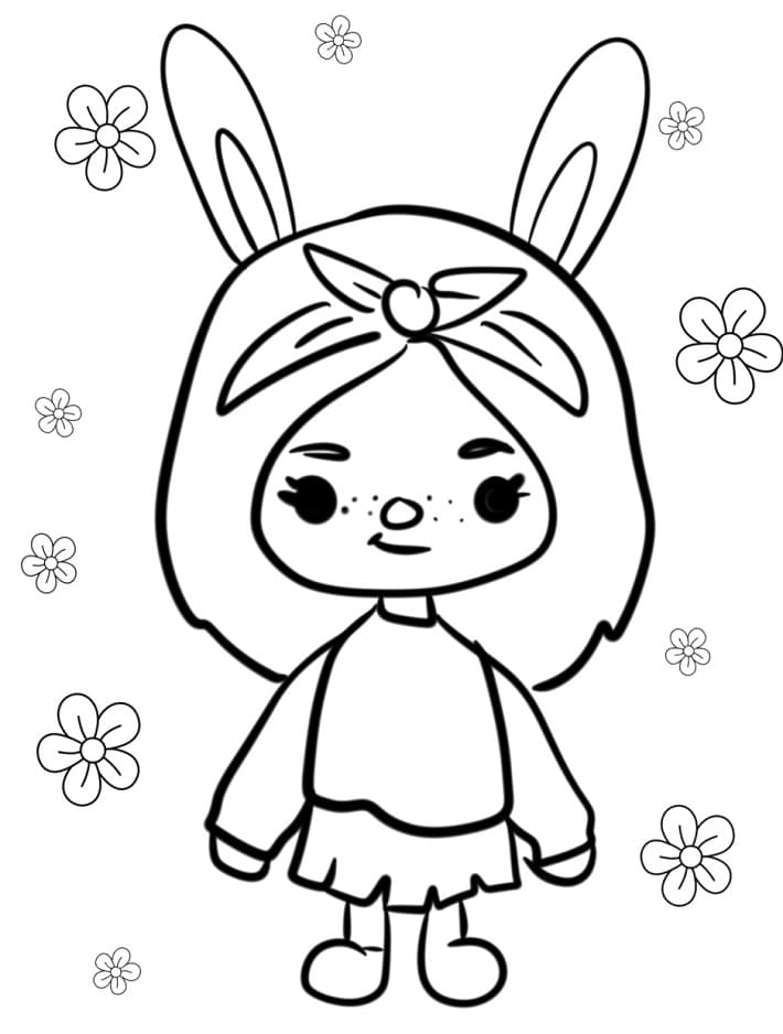 Toca Boca Animato da colorare