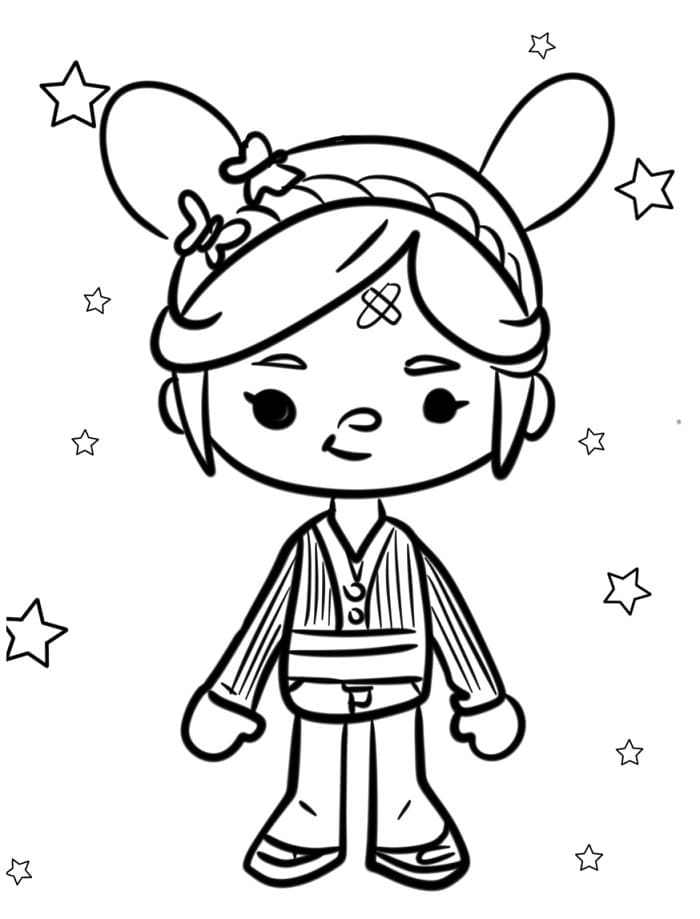 Toca Boca Facile da colorare