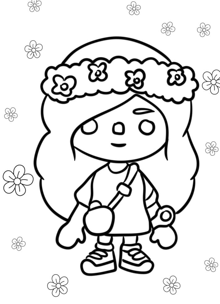 Toca Boca Gratis da colorare