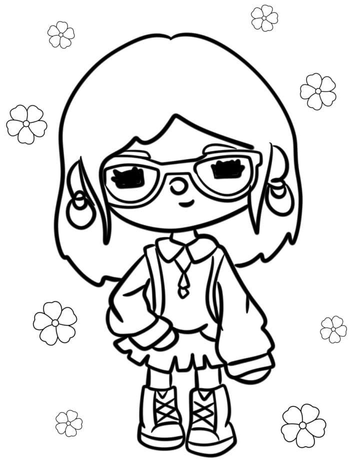 Toca Boca Stampabile Gratuito da colorare