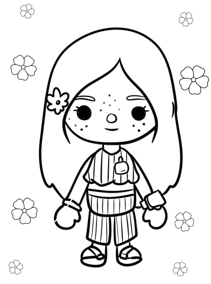 Toca Boca a Costo Zero da colorare