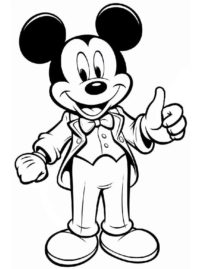 Topolino (5) da colorare