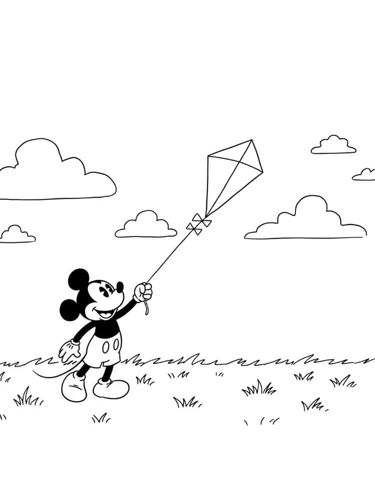 Topolino (7) da colorare