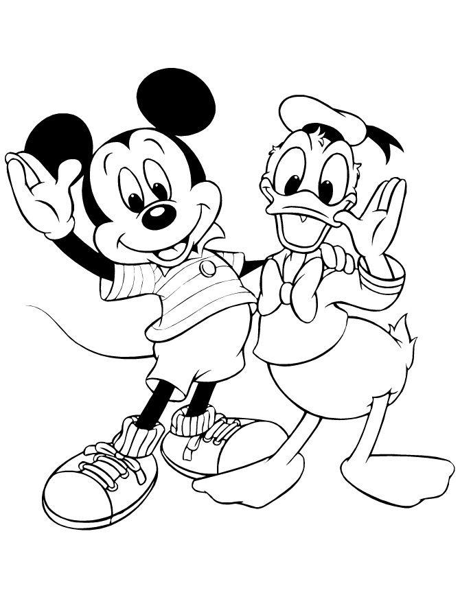 Topolino Disney da colorare