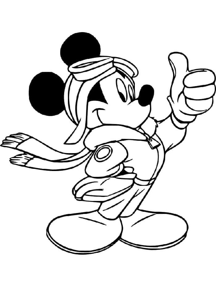 Topolino per Stampare da colorare