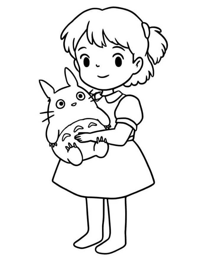 Totoro Senza Costo da Stampare da colorare