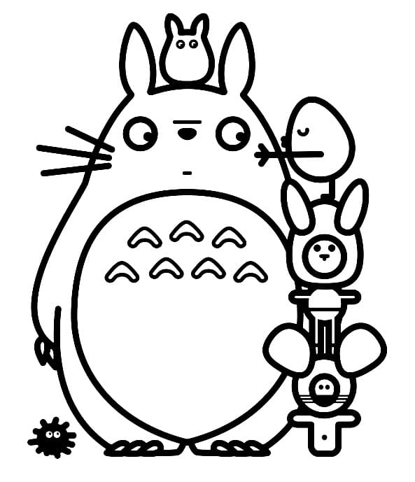 Totoro Stampabile da colorare