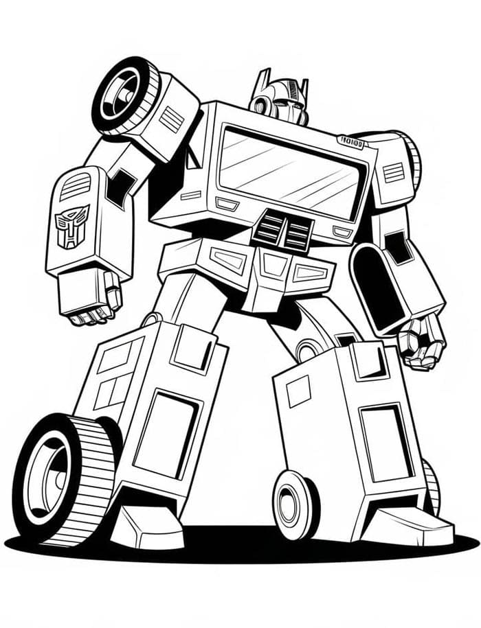 Transformers Gratis Stampabili da colorare