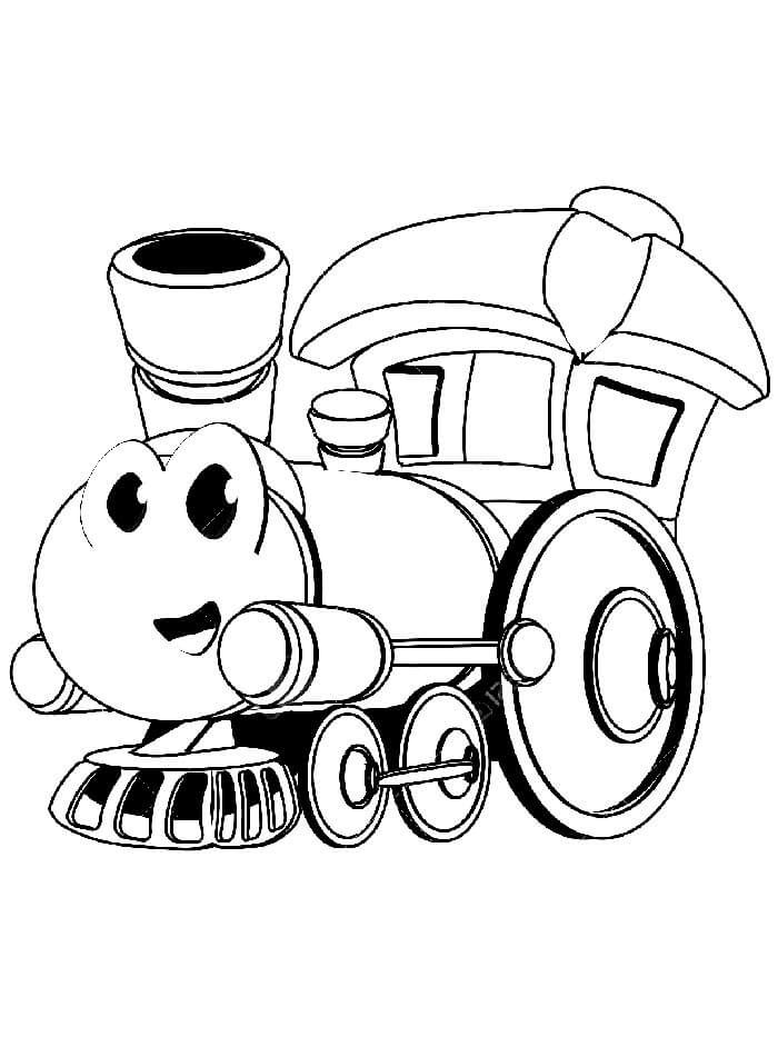 Treno Stampabile da colorare