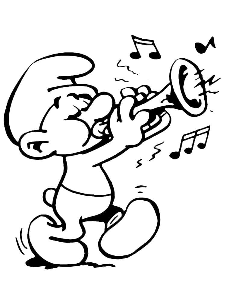 Tromba Stampabile Libero da colorare