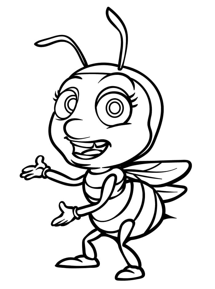 Un Ape da colorare