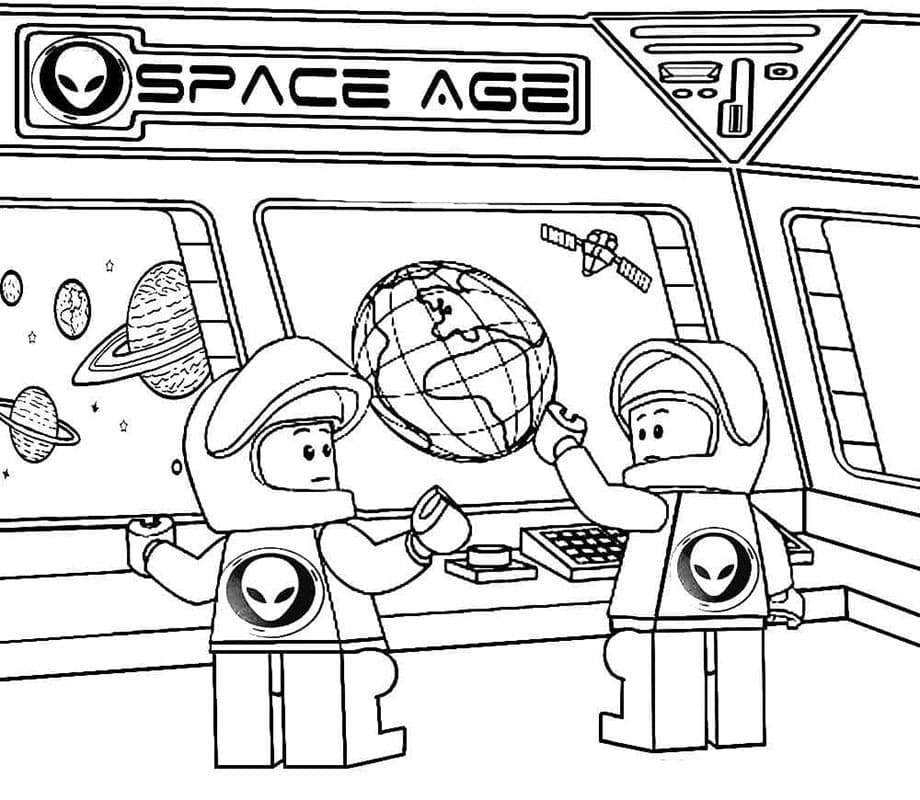 Un Astronauta da colorare