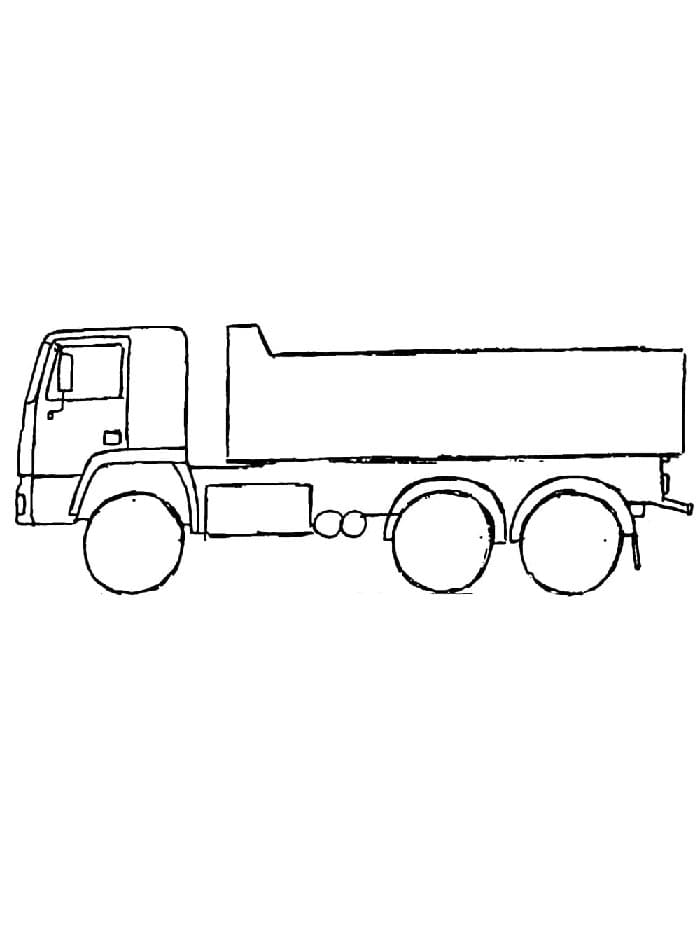 Un Camion da colorare