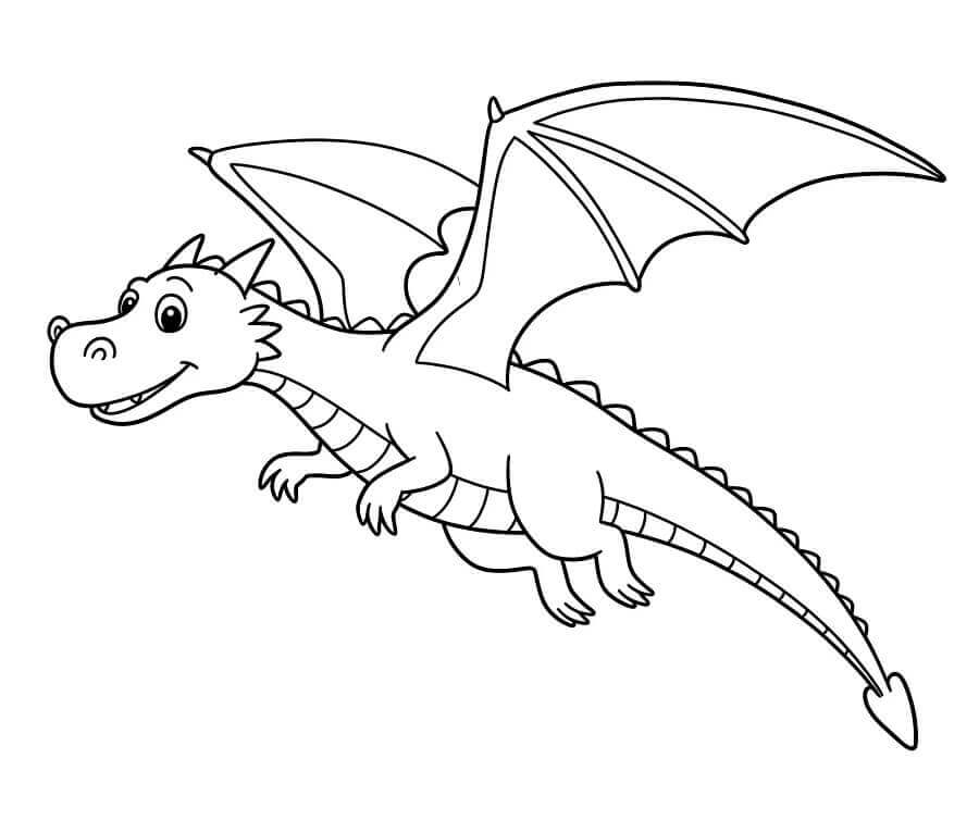 Un Drago da colorare