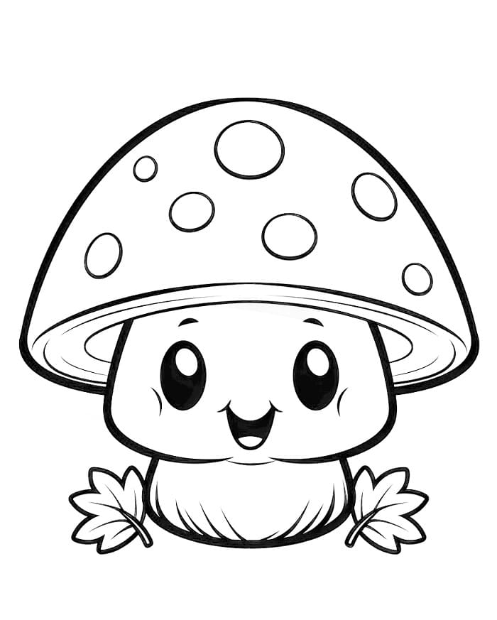 Un Fungo da colorare